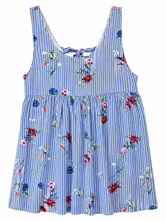 POL Tops - POL Floral and Striped Sleeveless Top- S